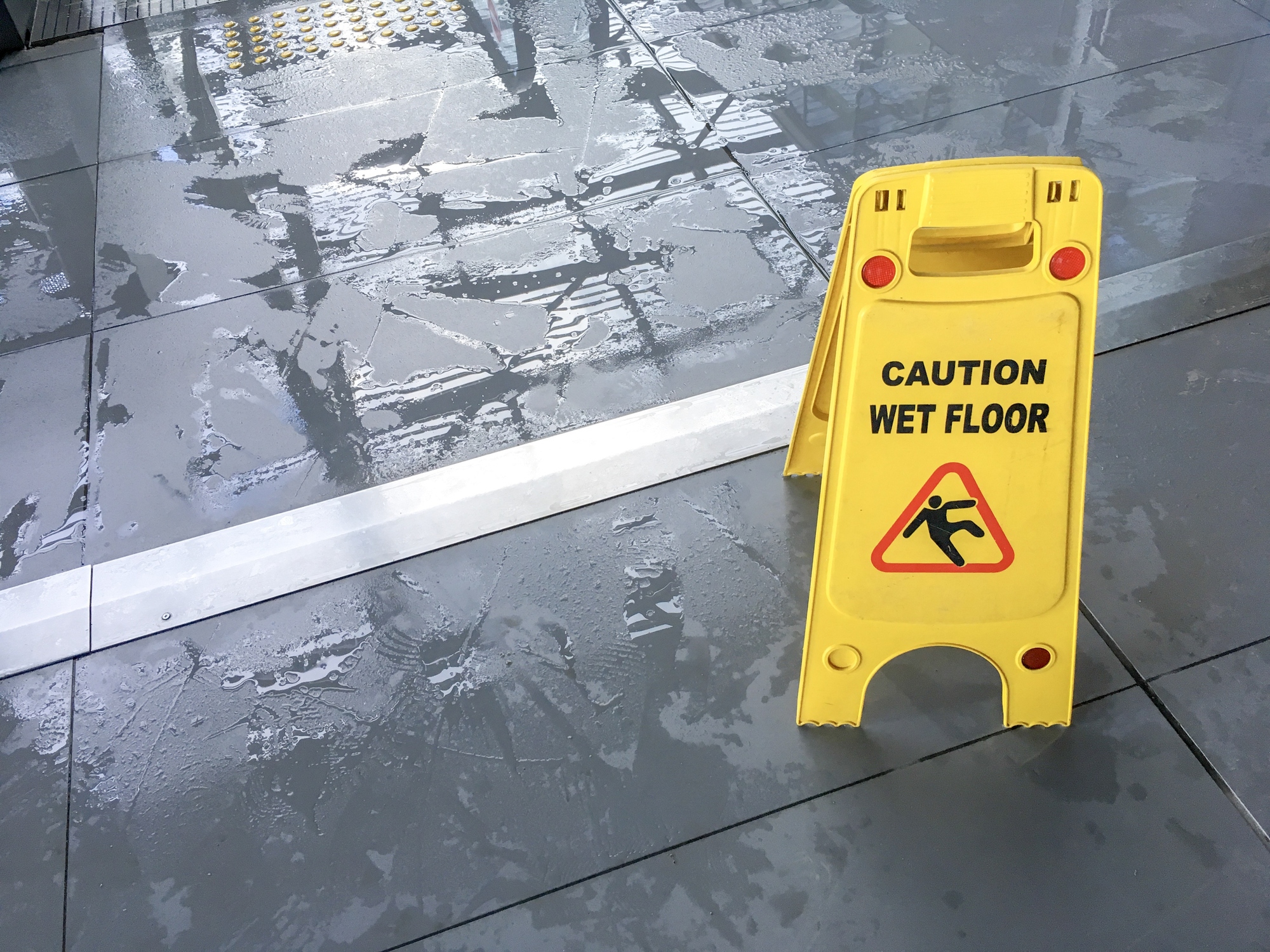 Wet floor sign