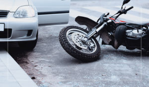 A motorcycle crash in Houston TX.