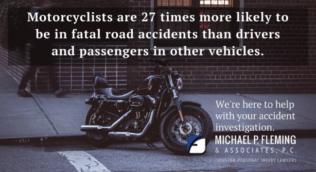 Motorcycle accident lawyers in Houston, Texas.