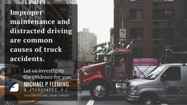 Truck accident statistic from a Houston truck accident attorney.