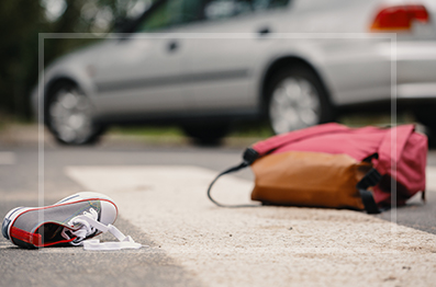 Houston Wrongful Death Lawyer investigates an accident scene.