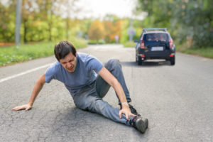 a pedestrian accident