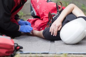 Injured worker from slip and fall at work - Pasadena Work Injury Lawyer